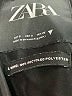 Zara 100% Recycled Polyester Solid Black Jacket Size S - photo 6