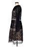 Suzanne Betro 100% Polyester Blue Black Cocktail Dress Size M - photo 5