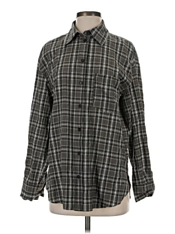 Zara Long Sleeve Button-Down Shirt (view 1)
