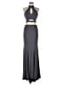 Alyce Solid Gray Cocktail Dress Size 4 - photo 1