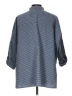 Zara Houndstooth Blue 3/4 Sleeve Button-Down Shirt Size L - photo 2