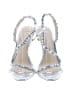 Jessica Simpson Silver Sandals Size 7 - photo 2