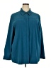 Sag Harbor Teal Long Sleeve Blouse Size 2X - photo 1