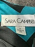 Sara Campbell Chevron-herringbone Teal Cocktail Dress Size 0 - photo 7