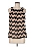 BCX 100% Polyester Brown Sleeveless Blouse Size M - photo 1