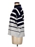Maeve Stripes Silver Poncho Size M - photo 5