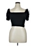 Thirty/Thirty Black Short Sleeve Top Size XL - photo 1