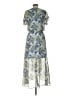 Rabbit Rabbit Rabbit Designs 100% Polyester Print Green Casual Dress Size 10 - photo 2