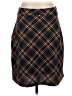 Le Lis 100% Polyester Argyle Brown Casual Skirt Size S - photo 1