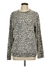 Loveappella Animal Print Gray Pullover Sweater Size L - photo 1