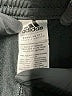 Adidas 100% Polyester Black Track Pants Size 6 - photo 3