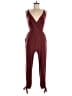Windsor Solid Burgundy Jumpsuit Size M - photo 1
