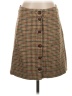 Talbots Houndstooth Brown Casual Skirt Size 4 Petite - photo 1