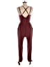Windsor Solid Burgundy Jumpsuit Size M - photo 2