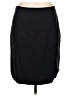 Calvin Klein Solid Black Casual Skirt Size 12 (petite) - photo 1