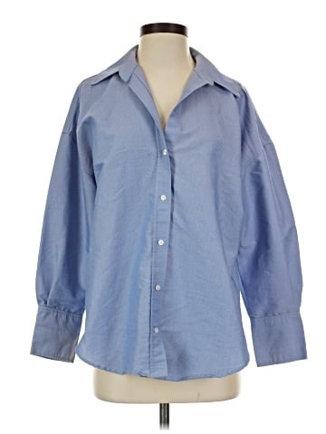Zara Long Sleeve Button-Down Shirt (view 1)