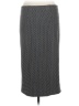 Ann Taylor LOFT Houndstooth Gray Formal Skirt Size M - photo 2