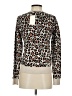 A New Day 100% Cotton Animal Print Brown Pullover Sweater Size XS - photo 2