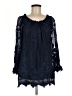 Courage. b 100% Polyester Blue 3/4 Sleeve Blouse Size M - photo 1