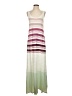 Vince. Stripes Ivory Casual Dress Size S - photo 1