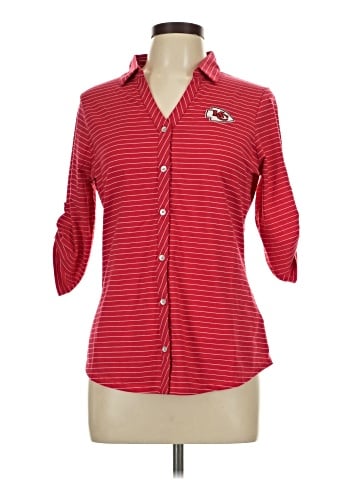 Cutter & Buck 3/4 Sleeve Button-Down Shirt (view 1)