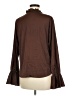 Chocolate Brown Long Sleeve Blouse Size M - photo 2