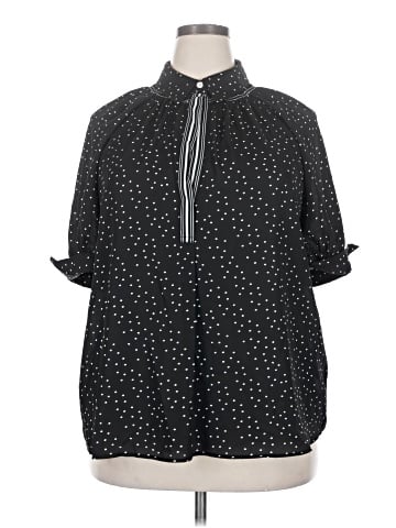 Max Studio 3/4 Sleeve Button-Down Shirt (view 1)