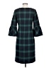 Talbots Plaid Teal Casual Dress Size 4 - photo 2