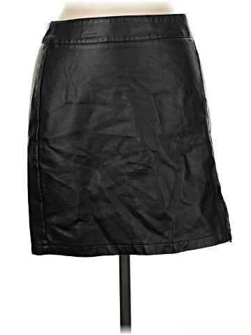 Shein Faux Leather Skirt (view 1)