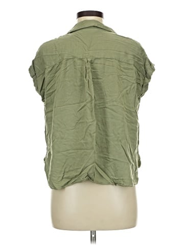 Rose + Olive Sleeveless Button-Down Shirt (view 2)