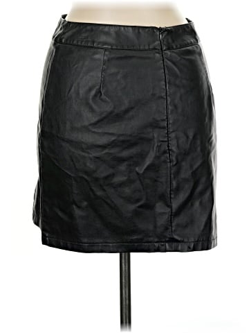 Shein Faux Leather Skirt (view 2)