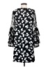 Ann Taylor 100% Polyester Print Black Cocktail Dress Size 4 - photo 2