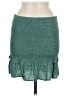 Lulus Solid Teal Green Casual Skirt Size M - photo 1