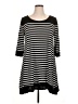 Exist Stripes Black Casual Dress Size XL - photo 1