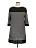 Exist Stripes Black Casual Dress Size XL - photo 2