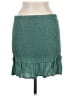 Lulus Solid Teal Green Casual Skirt Size M - photo 2
