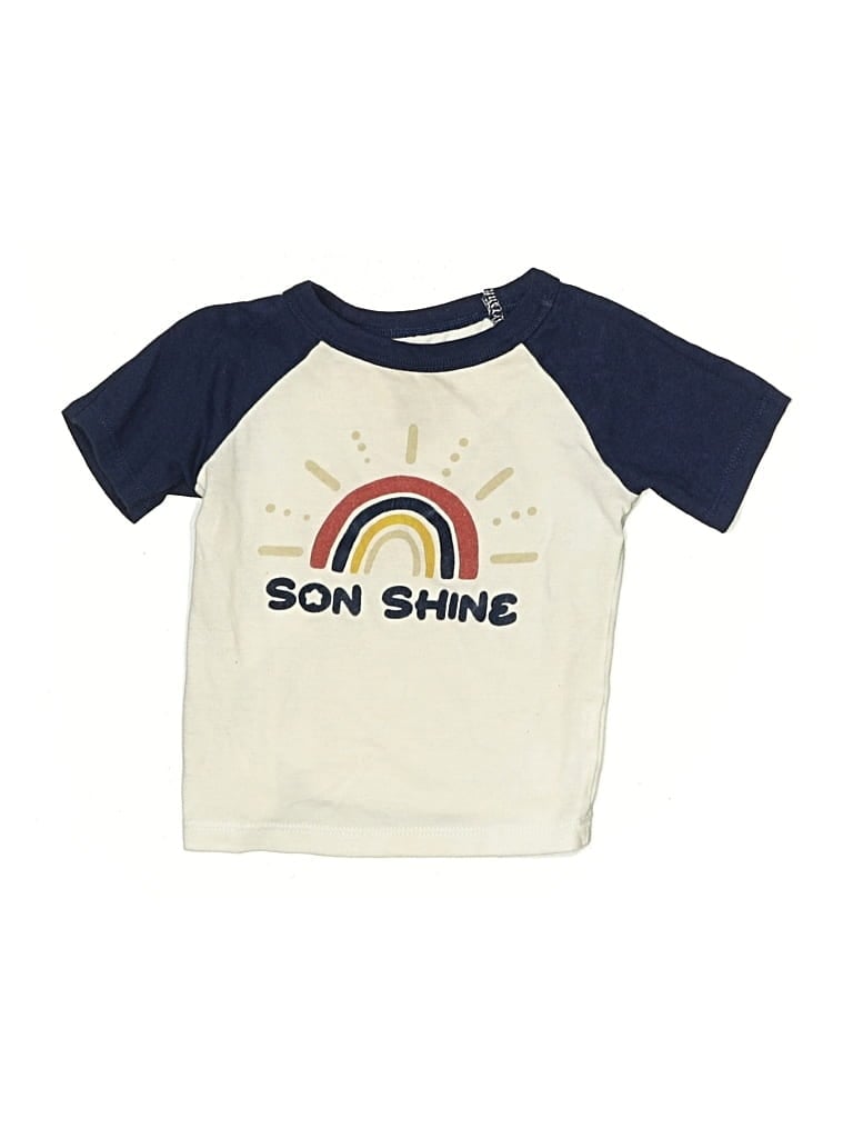 Pre-owned First Impressions Babies' Short Sleeve T-shirt In Ivory