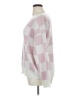 Roolee Checkered-gingham Pink Pullover Sweater Size XL - photo 5