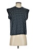 Assorted Brands Polka Dots Blue Sleeveless T-Shirt Size S - photo 1