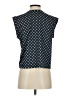 Assorted Brands Polka Dots Blue Sleeveless T-Shirt Size S - photo 2