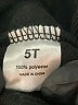 Unbranded 100% Polyester Black Zip Up Hoodie Size 5T - photo 4