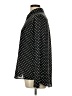 Laundry by Shelli Segal 100% Polyester Polka Dots Black Long Sleeve Blouse Size L - photo 5