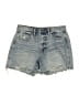 Dear John 100% Cotton Blue Denim Shorts Size 27 waist - photo 1