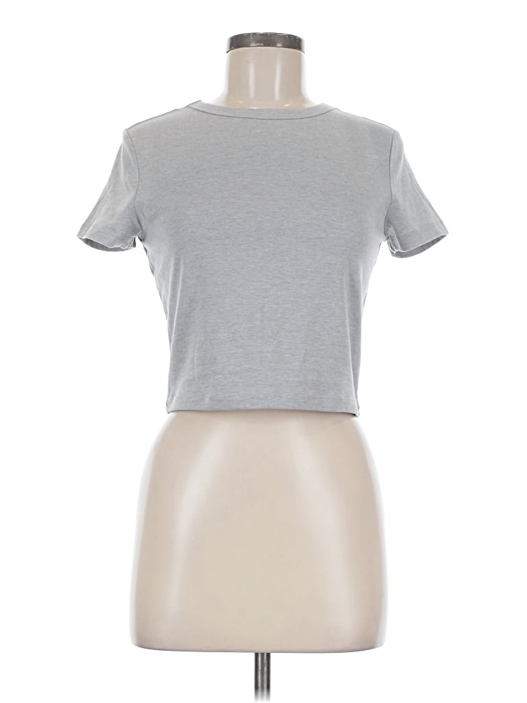 Pre-owned Wild Fable Short Sleeve T-shirt In Gray