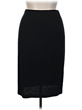 St. John Caviar Wool Skirt (view 1)