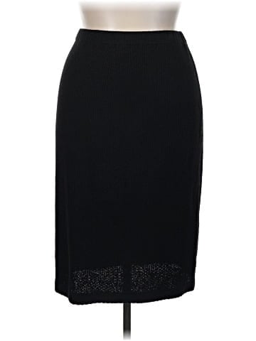 St. John Caviar Wool Skirt (view 1)
