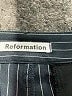 Reformation Stripes Black Dress Pants Size 0 - photo 7