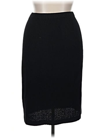 St. John Caviar Wool Skirt (view 2)