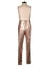 Forever 21 100% Nylon Metallic Gold Jumpsuit Size S - photo 2