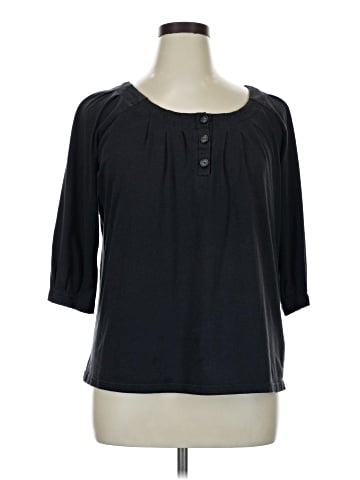 Basic Editions 3/4 Sleeve Top (view 1)